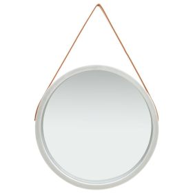 Wall Mirror Silver and brown