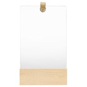 Wall Mirror Variable wood tone due to natural variance